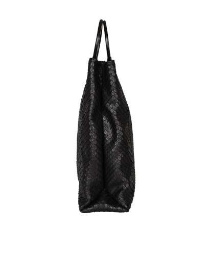 Handbag by Gianfranco Lotti sale snakeskin Luxury reptile black 100% original Best Deal in